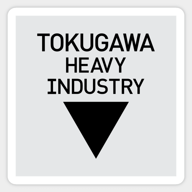 TOKUGAWA HEAVY INDUSTRY [clean] Sticker by DCLawrenceUK